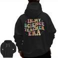 In My Science Teacher Era Retro Back To School STEM Teacher For Men Women Men Zip Up Hoodie Back Print, Science Teacher Gifts, trending gift