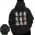 Science Teacher Ghost Laboratory Halloween Teacher Men Zip Up Hoodie Back Print, Science Teacher Gifts, trending gift