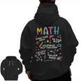 Show Your Work Math Teacher First Day Back To School Men Zip Up Hoodie Back Print, trending gift