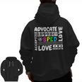 Special Education Advocate Love Support SPED Teacher Men Zip Up Hoodie Back Print, trending gift Special Education Advocate Love Support SPED Teacher Men Zip Up Hoodie Back Print, trending gift