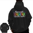Special Education Dream Team Back To School SPED Teacher Men Zip Up Hoodie Back Print, trending gift