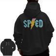 Special Education SPED Rocks Teacher Back To School Rock Men Zip Up Hoodie Back Print, trending gift