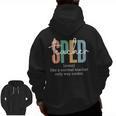 Special Education Sped Teacher Definition For Women & Men Men Zip Up Hoodie Back Print, trending gift Special Education Sped Teacher Definition For Women & Men Men Zip Up Hoodie Back Print, trending gift