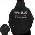 Specials The Best Part Of The Day Men Women Teacher Men Zip Up Hoodie Back Print, trending gift