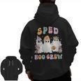SPED Boo Crew Halloween Floral Ghost Special Ed SPED Teacher For Men Women Kids Men Zip Up Hoodie Back Print, trending gift SPED Boo Crew Halloween Floral Ghost Special Ed SPED Teacher For Men Women Kids Men Zip Up Hoodie Back Print, trending gift