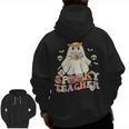 Spooky Teacher Groovy Retro Ghost Teacher Halloween 2023 For Men Women Kids Men Zip Up Hoodie Back Print, Groovy Teacher Gifts, trending gift Spooky Teacher Groovy Retro Ghost Teacher Halloween 2023 For Men Women Kids Men Zip Up Hoodie Back Print, Groovy Teacher Gifts, trending gift
