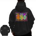Spooky Teacher Halloween Ghost Fall Autumn Season Women Men Zip Up Hoodie Back Print, trending gift
