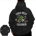 Star Wars Yoda Best Teacher Icons Men Zip Up Hoodie Back Print, trending gift