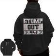 Stomp Out Bullying Back To School Education Teacher Men Zip Up Hoodie Back Print, trending gift