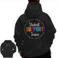 Student Support Team Counselor Social Worker Teacher Crew Men Zip Up Hoodie Back Print, trending gift