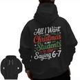Students Saying 6-7 67 Six Seven Teacher Christmas Men Zip Up Hoodie Back Print, trending gift Students Saying 6-7 67 Six Seven Teacher Christmas Men Zip Up Hoodie Back Print, trending gift