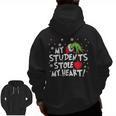 My Students Stole My Heart School Teacher Christmas Men Women Kids Men Zip Up Hoodie Back Print, trending gift