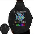 It Takes A Lot Of Sparkle To Be A Teacher Rainbow Fish For Men Women Men Zip Up Hoodie Back Print, trending gift It Takes A Lot Of Sparkle To Be A Teacher Rainbow Fish For Men Women Men Zip Up Hoodie Back Print, trending gift