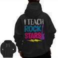 I Teach Rockstars Tee Orchestra Music Teacher Back To School Men Zip Up Hoodie Back Print, trending gift