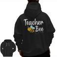 Teacher Bee Bumblebee Back To School Men Zip Up Hoodie Back Print, trending gift Teacher Bee Bumblebee Back To School Men Zip Up Hoodie Back Print, trending gift