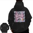 Teacher Bow Pencil Flowers Teacher Back To School Men Zip Up Hoodie Back Print, trending gift Teacher Bow Pencil Flowers Teacher Back To School Men Zip Up Hoodie Back Print, trending gift