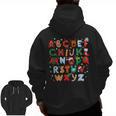 Teacher Christmas Alphabet Back To School Holiday Learning Men Zip Up Hoodie Back Print, trending gift Teacher Christmas Alphabet Back To School Holiday Learning Men Zip Up Hoodie Back Print, trending gift