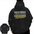 Teacher Educational Superhero School Teachers Men Zip Up Hoodie Back Print, trending gift Teacher Educational Superhero School Teachers Men Zip Up Hoodie Back Print, trending gift