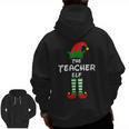 The Teacher Elf Family Matching Group Idea Christmas Men Zip Up Hoodie Back Print, trending gift The Teacher Elf Family Matching Group Idea Christmas Men Zip Up Hoodie Back Print, trending gift