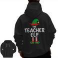The Teacher Elf Matching Family Christmas Men Zip Up Hoodie Back Print, trending gift The Teacher Elf Matching Family Christmas Men Zip Up Hoodie Back Print, trending gift