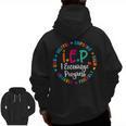 Teacher IEP IEP Encourage Progress Special Education Men Zip Up Hoodie Back Print, trending gift