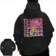 Teacher Pencil Back To School Groovy Pink Teacher First Day Men Zip Up Hoodie Back Print, Groovy Teacher Gifts, trending gift Teacher Pencil Back To School Groovy Pink Teacher First Day Men Zip Up Hoodie Back Print, Groovy Teacher Gifts, trending gift