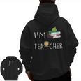 Teacher Puns I'm Tea-Cher Tea Lover Fun Teacher For Men Women Men Zip Up Hoodie Back Print, trending gift