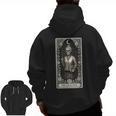 The Teacher Skeleton Tarot Card Men Zip Up Hoodie Back Print, trending gift The Teacher Skeleton Tarot Card Men Zip Up Hoodie Back Print, trending gift