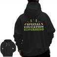 Teacher Superhero Student Educator Special Education Men Zip Up Hoodie Back Print, trending gift Teacher Superhero Student Educator Special Education Men Zip Up Hoodie Back Print, trending gift