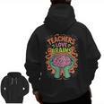 Teacher Teachers Love Brains Halloween Men Women Men Zip Up Hoodie Back Print, trending gift