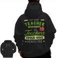 Teacher Teaching Assistant Aide Hero Men Zip Up Hoodie Back Print, trending gift Teacher Teaching Assistant Aide Hero Men Zip Up Hoodie Back Print, trending gift