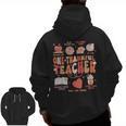 Teacher Thanksgiving Shirt Women One Thankful Teacher Fall Men Zip Up Hoodie Back Print, trending gift