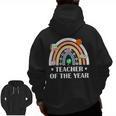Teacher Of The Year Best Teacher Ever Men Women Men Zip Up Hoodie Back Print, trending gift
