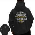 Teachers Aide Idea Professional Superhero Teachers Aides Men Women Men Zip Up Hoodie Back Print, trending gift