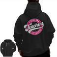 Come On Teachers Let's Go Teach Pink Back To School For Men Women Men Zip Up Hoodie Back Print, trending gift