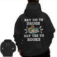 Teachers Red Ribbon Week Say No To Drugs Say Yes To Books Men Zip Up Hoodie Back Print, trending gift Teachers Red Ribbon Week Say No To Drugs Say Yes To Books Men Zip Up Hoodie Back Print, trending gift