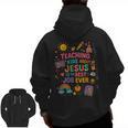 Teaching Kids About Jesus Is The Best Job Ever Bible Teacher Men Zip Up Hoodie Back Print, trending gift Teaching Kids About Jesus Is The Best Job Ever Bible Teacher Men Zip Up Hoodie Back Print, trending gift