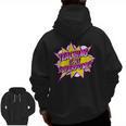 Teaching Is My Superpower Retro Comic Super Teacher Men Zip Up Hoodie Back Print, Super Teacher Gifts, trending gift