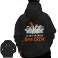 Team 5th Grade Boo Crew Halloween Teacher Student Costume Men Zip Up Hoodie Back Print, trending gift