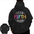 Team Fifth Grade Teacher Back To School 5th Grade Squad Kids Men Zip Up Hoodie Back Print, trending gift Team Fifth Grade Teacher Back To School 5th Grade Squad Kids Men Zip Up Hoodie Back Print, trending gift