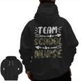 Team School Nurse Camo Teacher Student Back To School For Men Women Men Zip Up Hoodie Back Print, trending gift