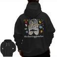 Technology Teacher Messy Bun Technology Teaching Men Zip Up Hoodie Back Print, trending gift