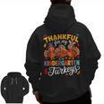 Thankful For My Kindergarten Turkeys Thanksgiving Teacher Men Zip Up Hoodie Back Print, trending gift