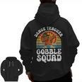 Thanksgiving Dance Teacher Gobble Squad Turkey Men Zip Up Hoodie Back Print, trending gift Thanksgiving Dance Teacher Gobble Squad Turkey Men Zip Up Hoodie Back Print, trending gift