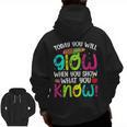 Today You Will Glow When You Show What You Know Teachers Day Men Zip Up Hoodie Back Print, trending gift