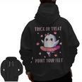 Trick Or Treat Point Your Feet Halloween Ghost Dance Teacher Men Zip Up Hoodie Back Print, trending gift Trick Or Treat Point Your Feet Halloween Ghost Dance Teacher Men Zip Up Hoodie Back Print, trending gift
