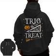 Trig Or Treat Shirt Halloween Math Teacher School College Men Women Kids Men Zip Up Hoodie Back Print, trending gift
