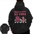 Twinning With My Para Teacher Matching Paraprofessional 70s For Men Women Men Zip Up Hoodie Back Print, trending gift Twinning With My Para Teacher Matching Paraprofessional 70s For Men Women Men Zip Up Hoodie Back Print, trending gift