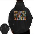 Twinning With My Teacher Bestie Twin Day Matching For Men Women Kids Men Zip Up Hoodie Back Print, trending gift