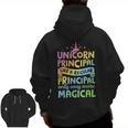 Unicorn Principal Back To School Teacher Appreciation Men Zip Up Hoodie Back Print, trending gift Unicorn Principal Back To School Teacher Appreciation Men Zip Up Hoodie Back Print, trending gift